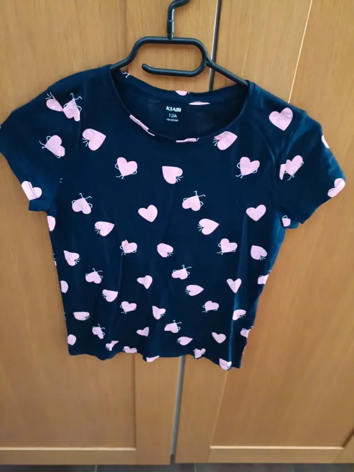 Tee shirt manches courtes fille