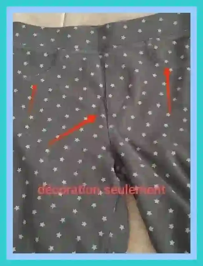 gegging gris motifs étoiles TEX fille 9 à 10 ans  7520429659 - photo numéro 5