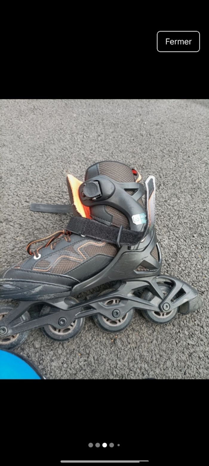 Rollers enfant + protection - photo numéro 3