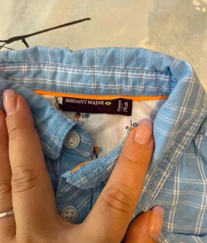 Chemise manche courtes garçon - photo numéro 2