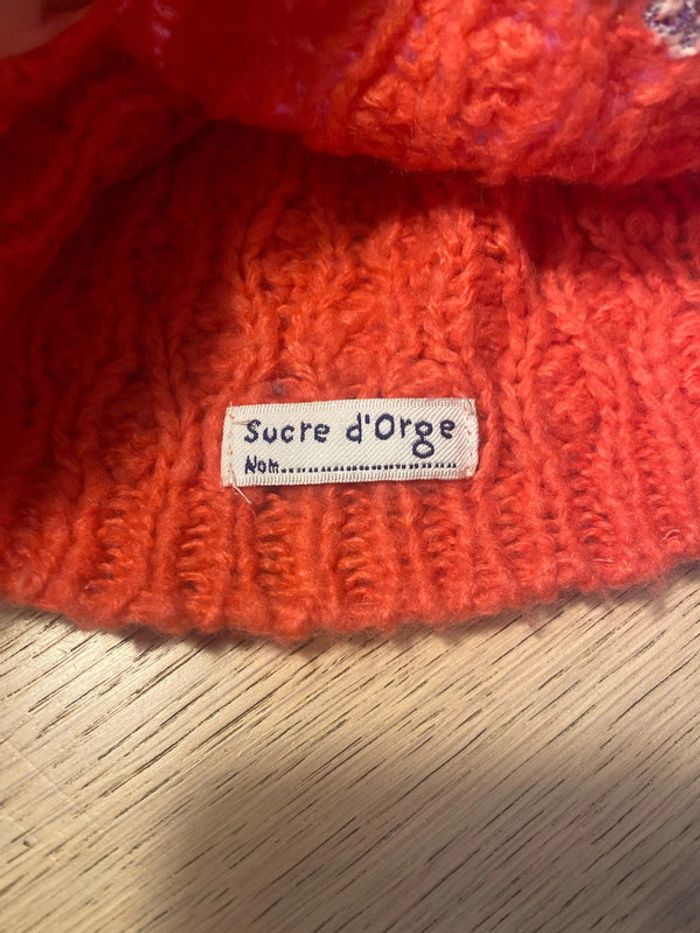Bonnet en laine Sucre d’Orge 3-6 mois - photo numéro 2