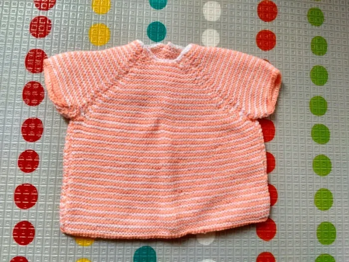 Brassière fait main 3 mois