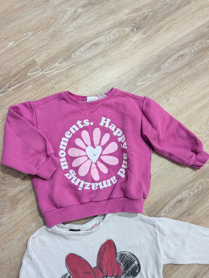 Lot 2 sweats 3 ans Zara - photo numéro 3