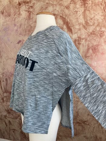 Sweat poncho confortable