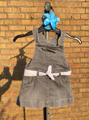 Robe en jean grise Obaïbi 3 mois 