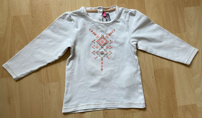 T-shirt manches longues imprimé taille 18 mois - photo numéro 1