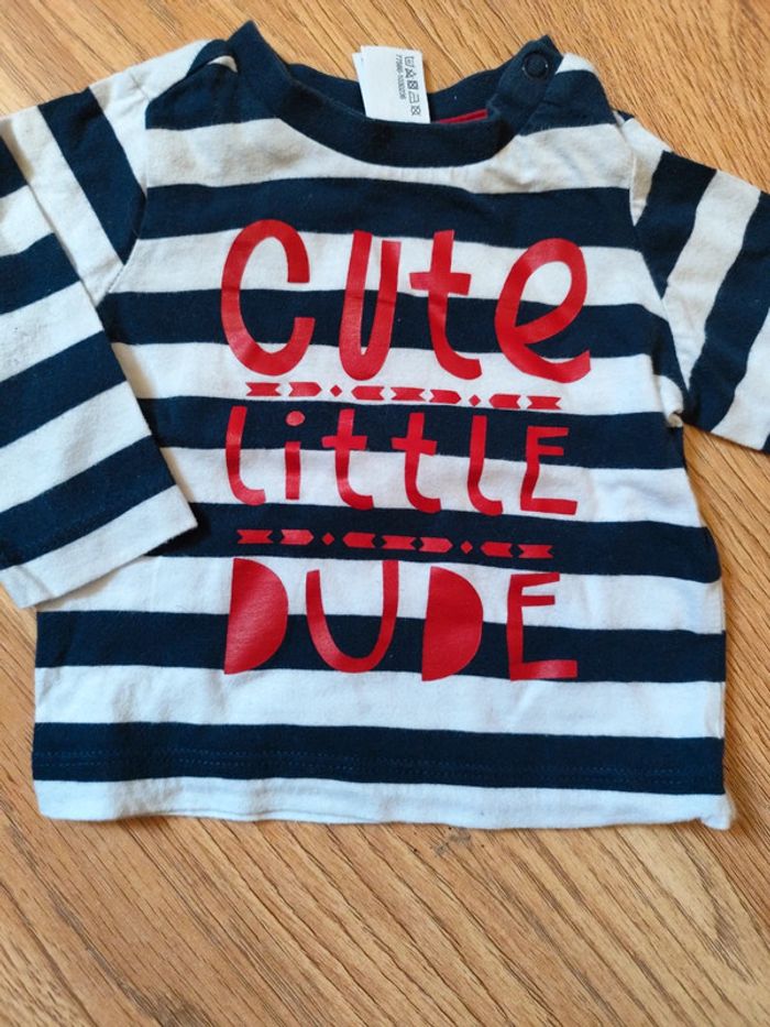 Tee shirt 3 mois Baby club - photo numéro 2