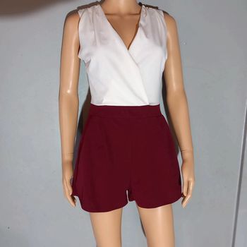 Combishort a dentelle