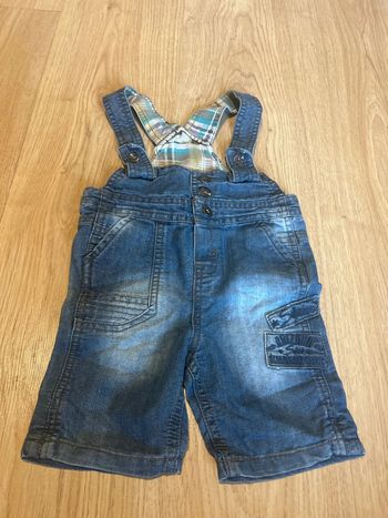 Salopette short en jean Tape à l’œil 23 mois