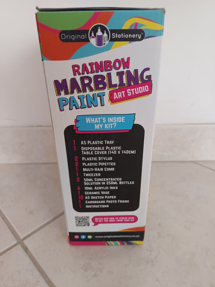 N5UF - Original Stationery Rainbow Marbling Paint Art Studio
- photo numéro 3