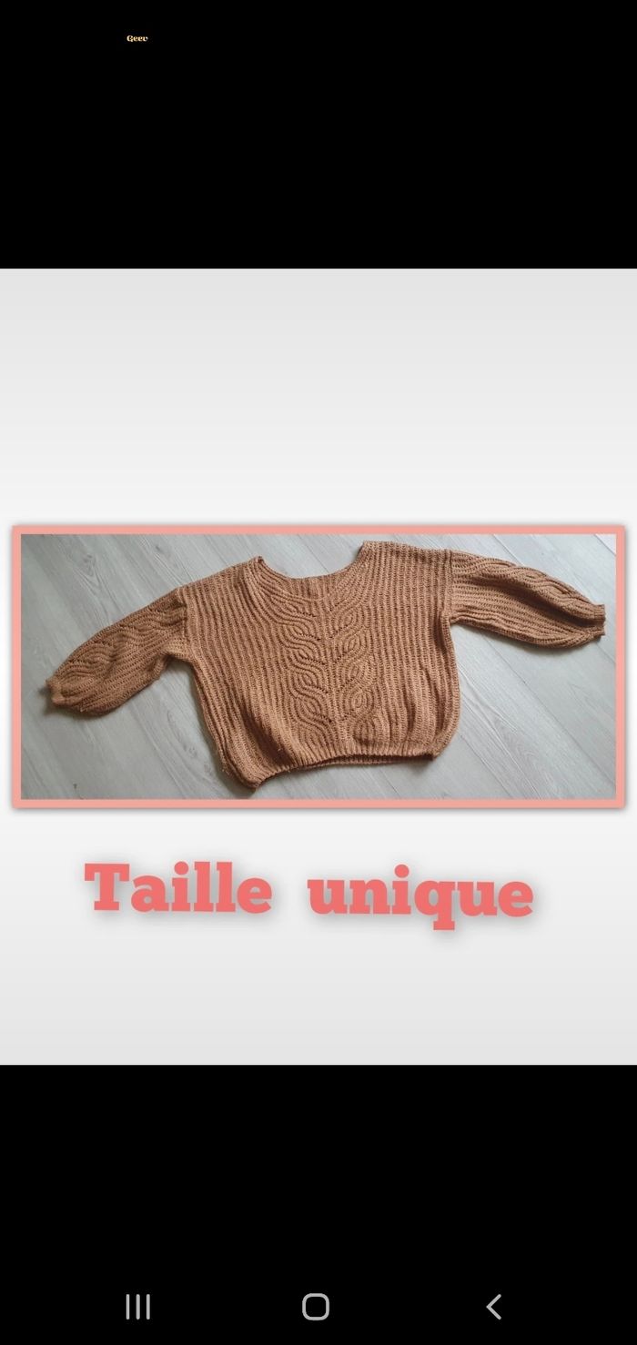 Pull femme taille unique