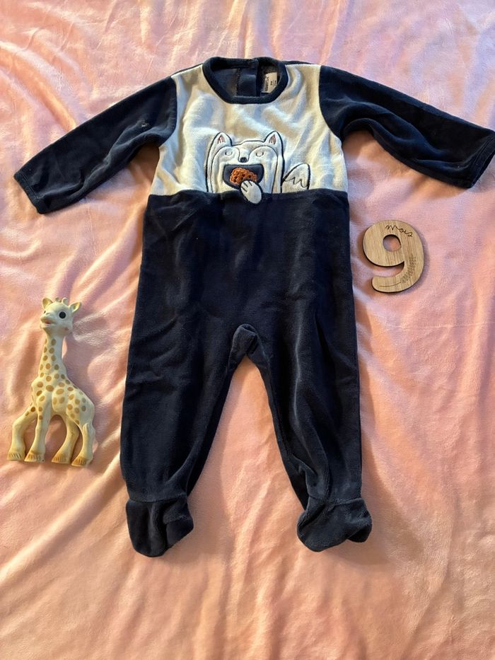 Lot de pyjamas chaud 9 mois - photo numéro 3