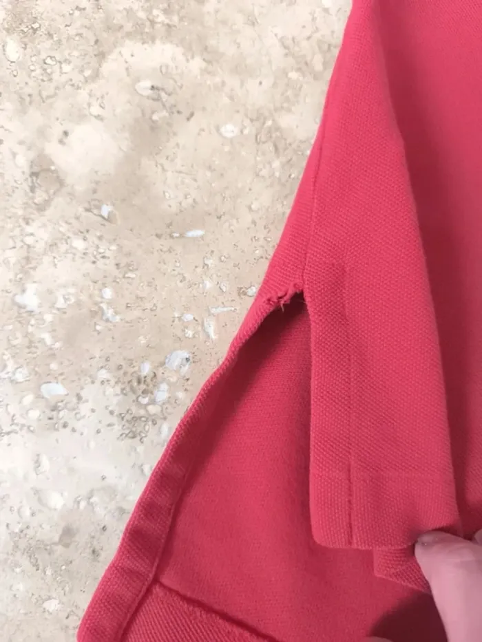 Polo Ralph Lauren homme taille XXL rouge logo noir quelques défauts - photo numéro 8