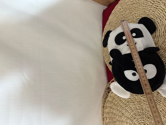 peluche Souris Panda reversible émotion tema sbabam blanc noir Marron Cat Plush - photo numéro 3