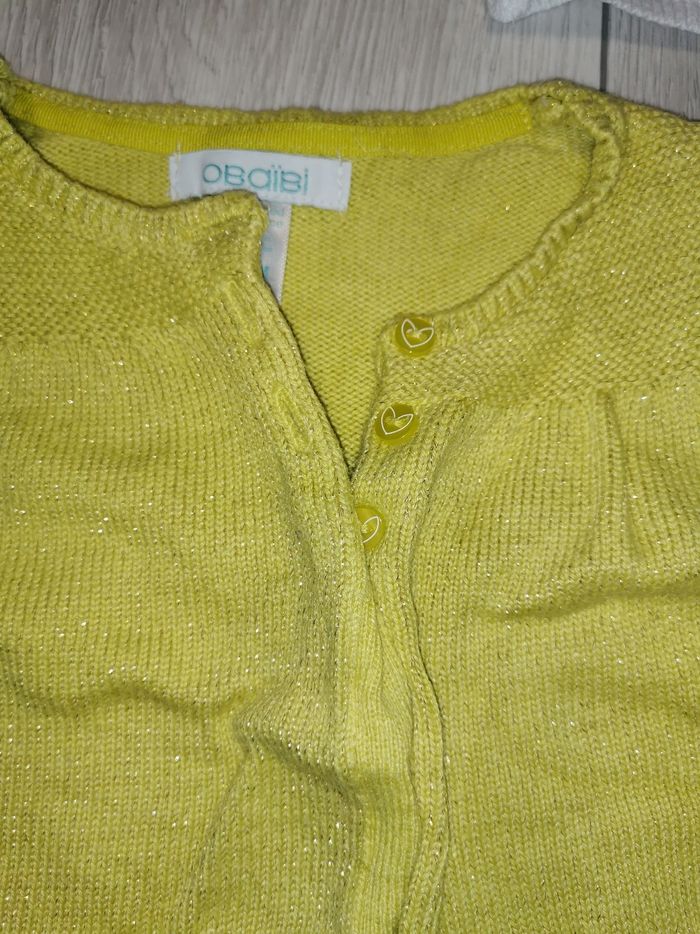 Lot 3 gilet Obaïdi fille 3 mois - photo numéro 6
