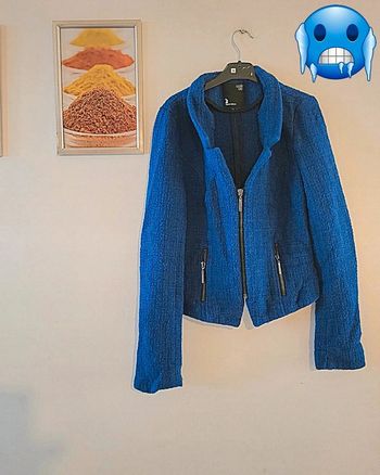 Veste bleu roi totally lally taille s-m