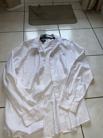 Chemise blanche, homme hm, taille L