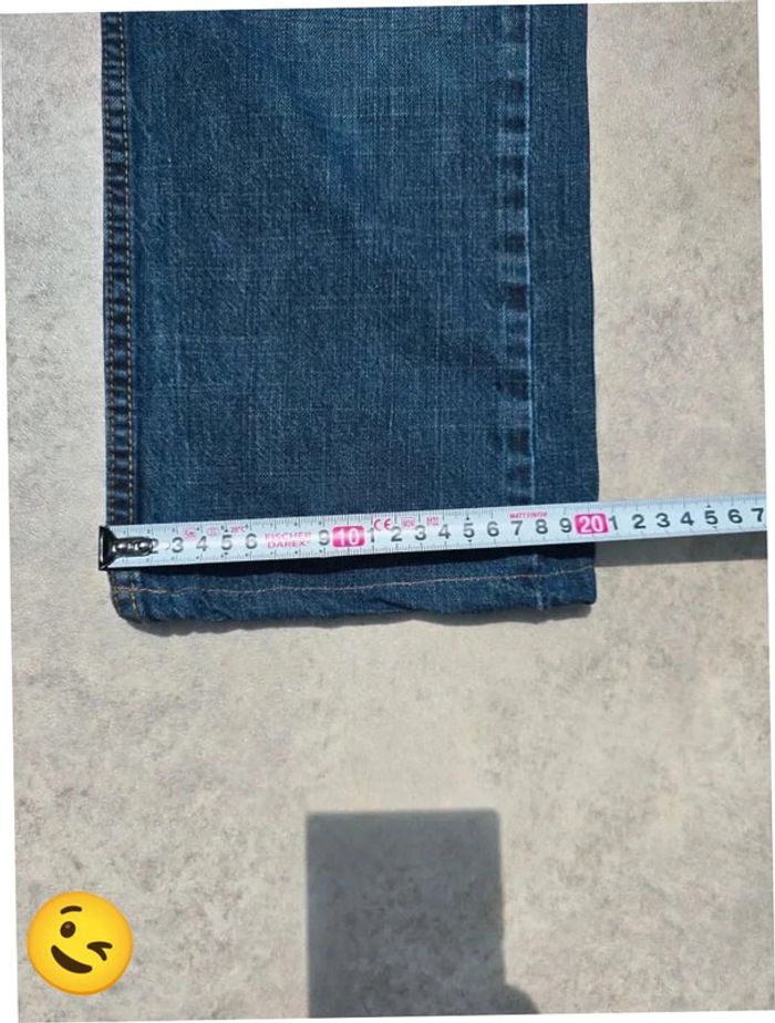 Jeans Levi's Denizen W32 FR42 L30 coupe droite bleu Homme Men pan324b - photo numéro 6