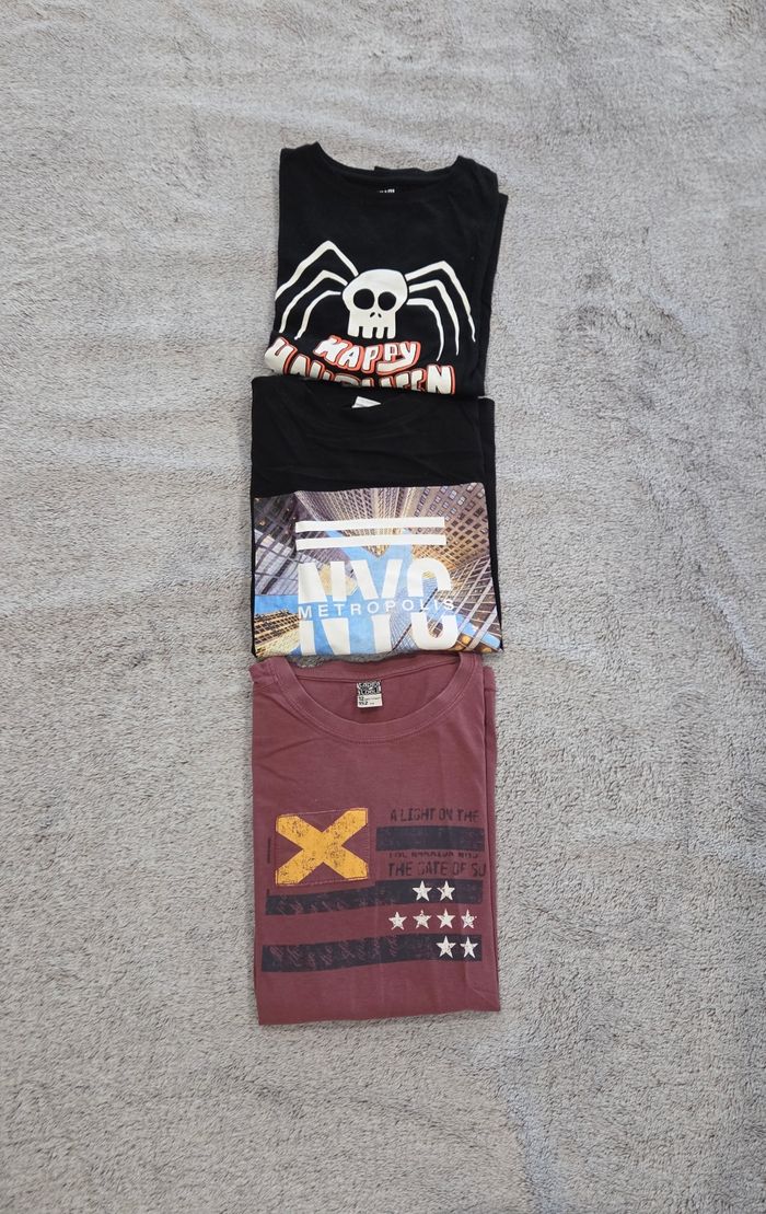 Lot t-shirts manches longue