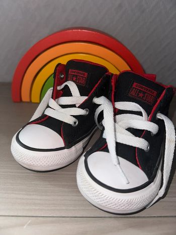 Baskets converse noire taille 22