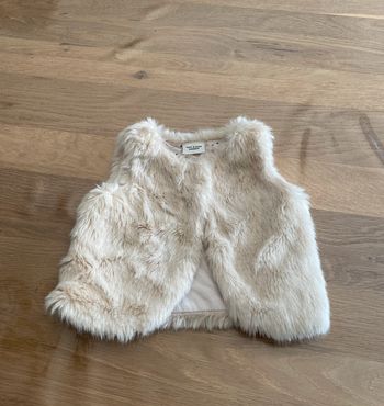 Fourrure sans manches tape à l’œil