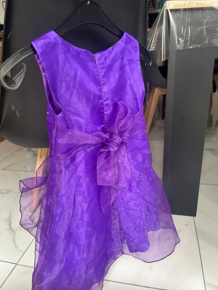 Robe cérémonie violet et strass - photo numéro 4