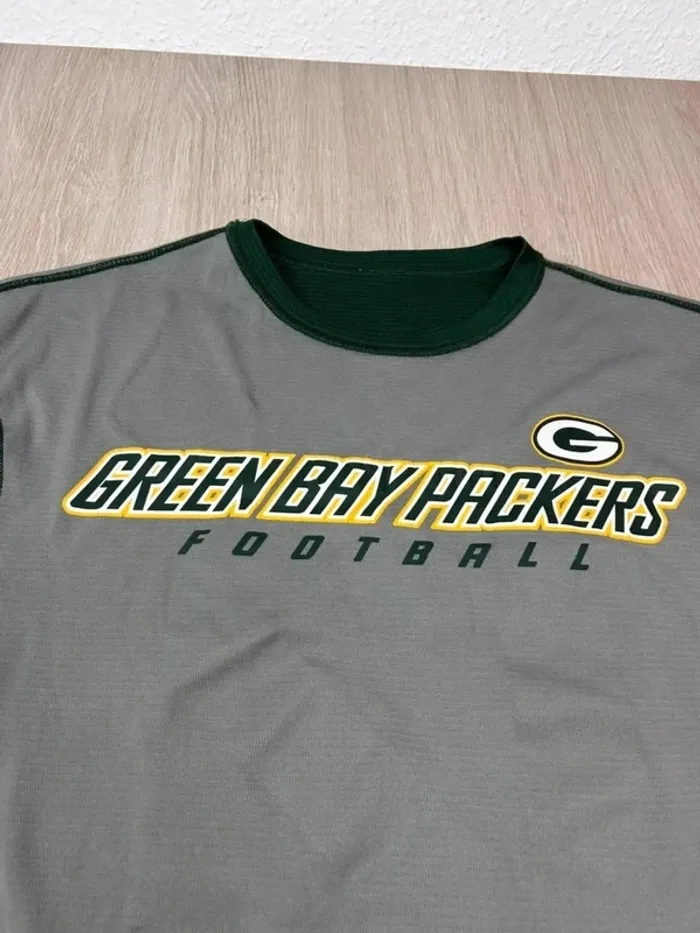 Maillot NFL Green Bay Packers Aaron Rodgers #12 Réversible - Taille M (73x48cm) - photo numéro 11