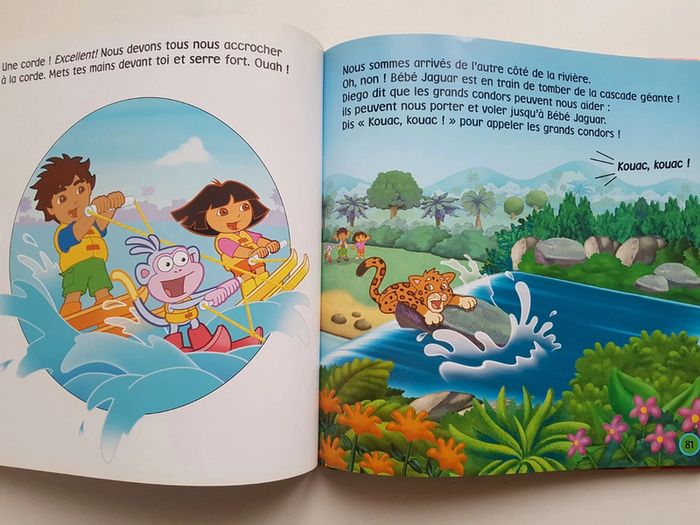 2 livres Dora L'exploratrice, figurine et aire de jeux - photo numéro 16
