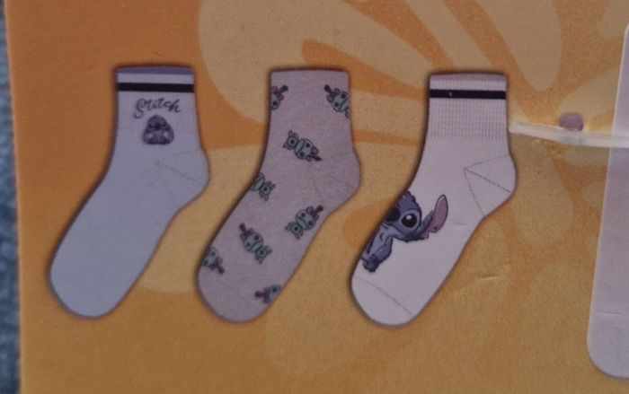 Lot de 3 paires de chaussettes Stitch 35-38 - photo numéro 3