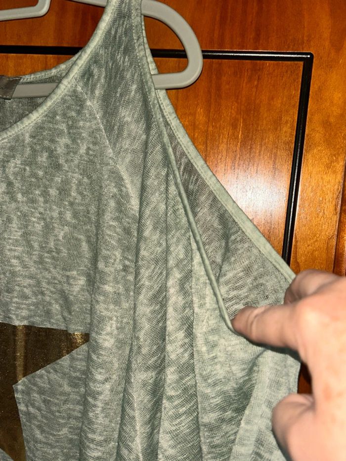 Long t-shirt/tunique étoile April Vintage taille unique - photo numéro 5