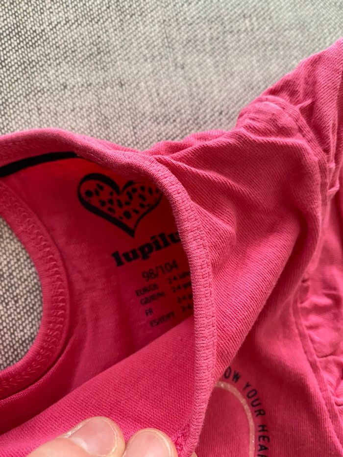 T shirt sans manches lupilu 98/104 3/4 ans - photo numéro 3