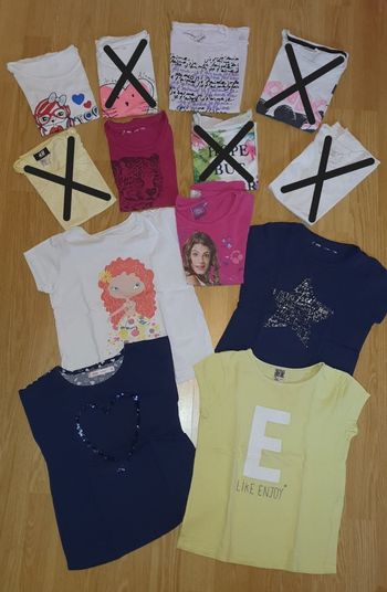 Lot de t-shirts manches courtes
