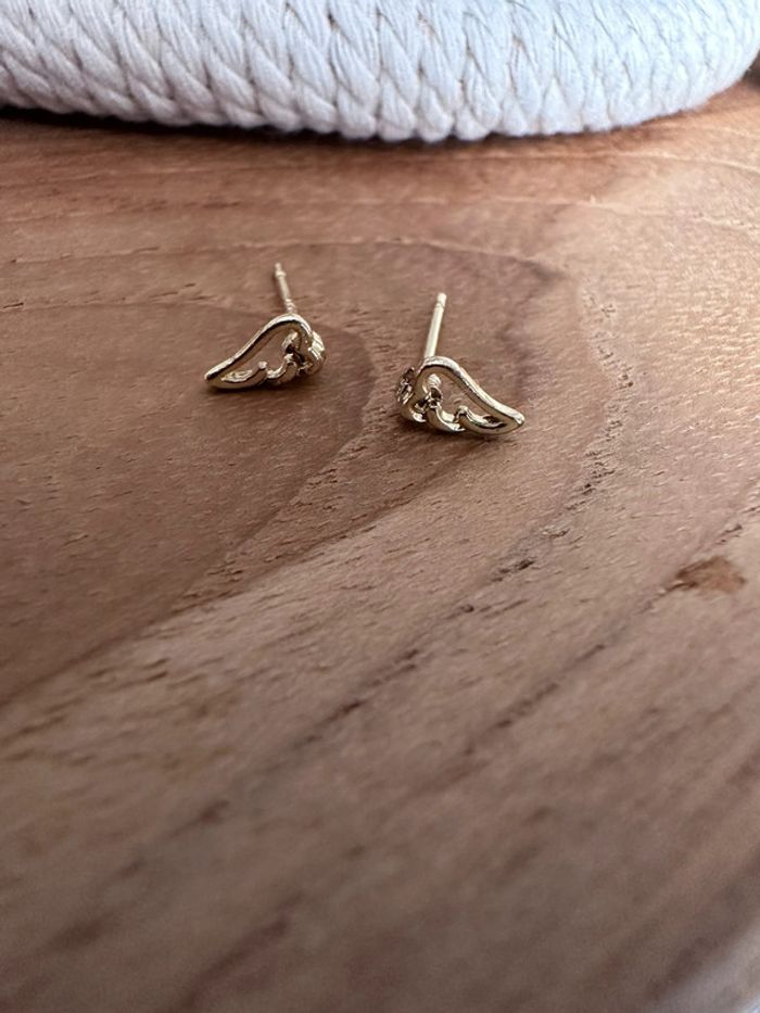 Boucles d’oreilles ailes - photo numéro 4