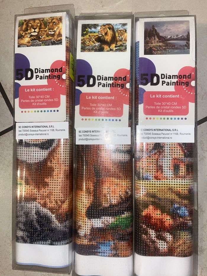 Lot de diamonds painting