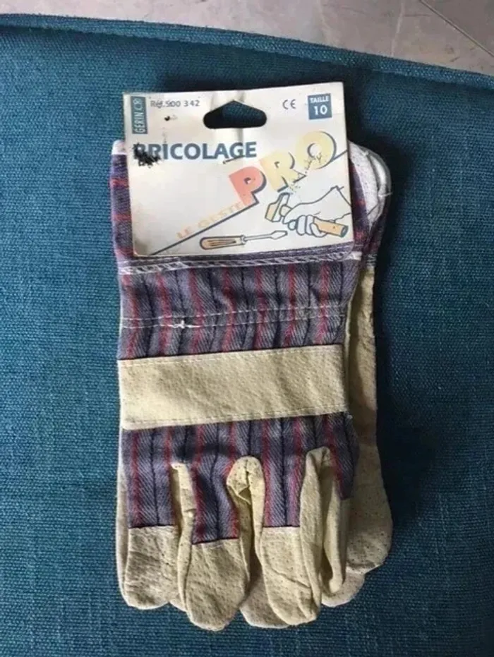 gants bricolage neuf taille 10