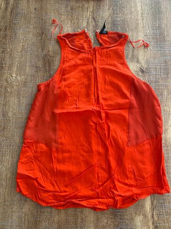 Debardeur orange taille 36 Mango