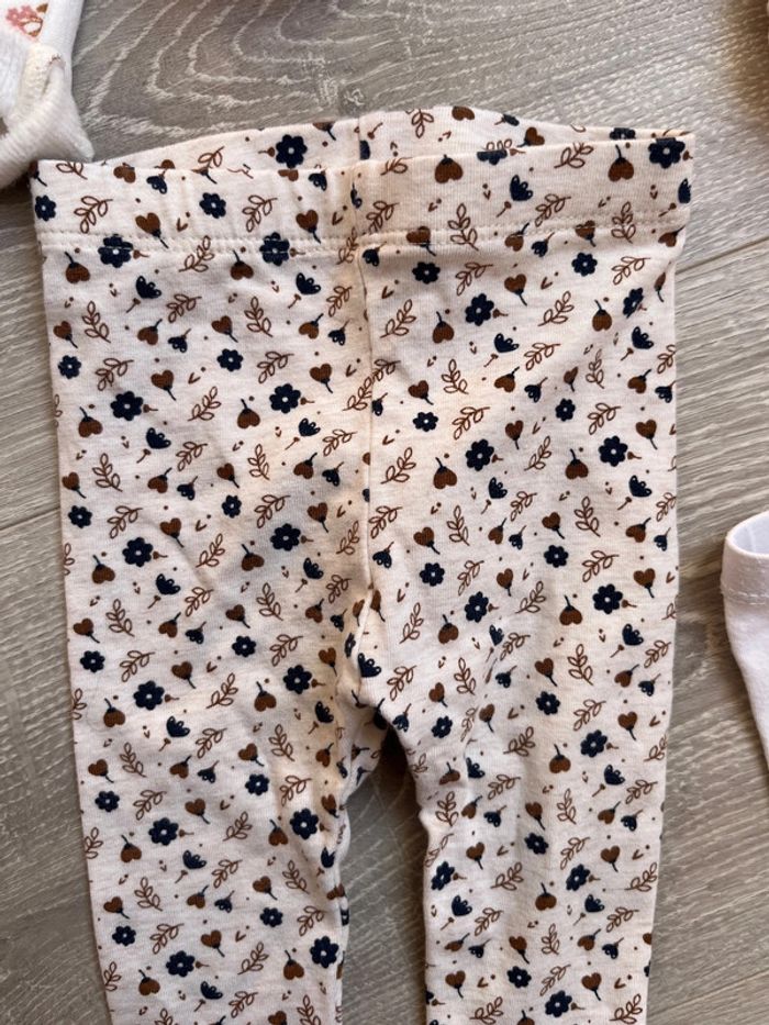 Lot 6 pantalons /leggings 3 mois - photo numéro 4