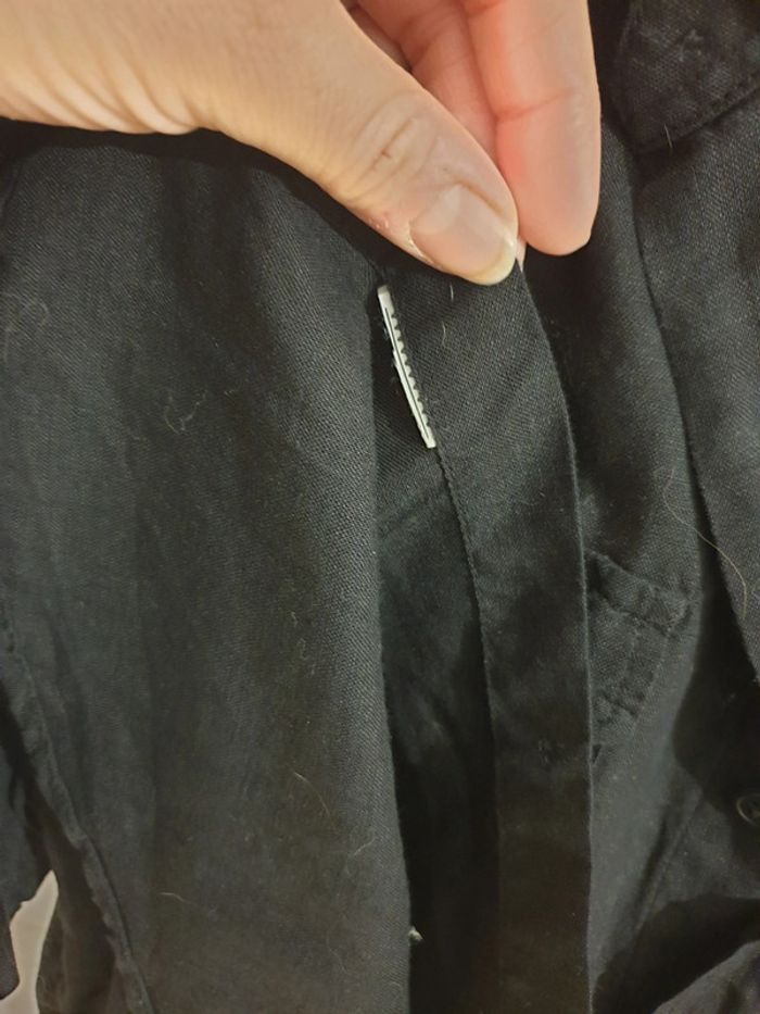 Chemise noir homme L - photo numéro 3