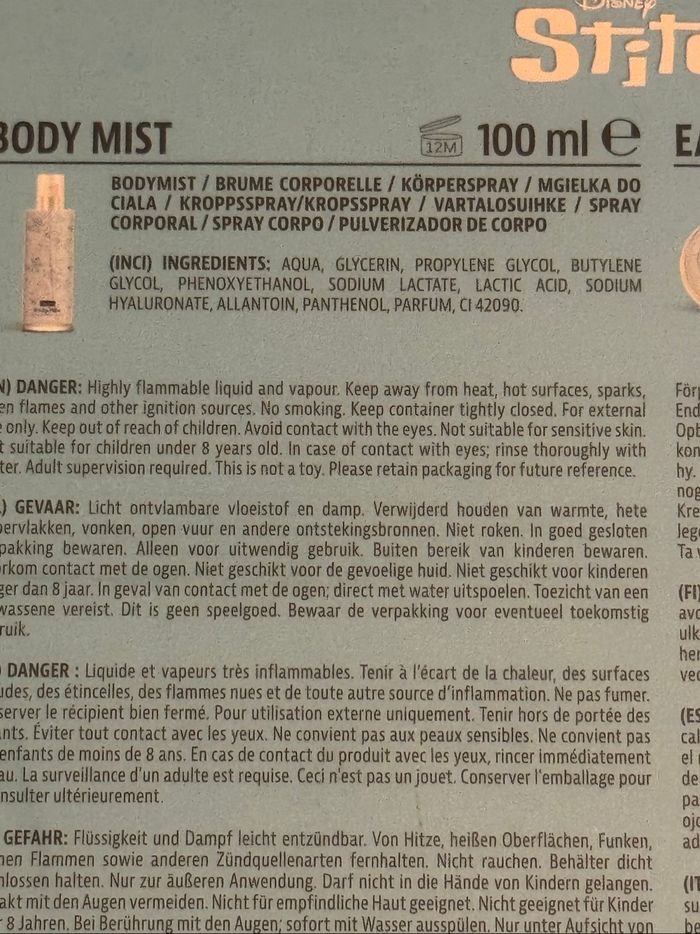 Coffret eau de toilette Stitch et brume corporelle - photo numéro 3