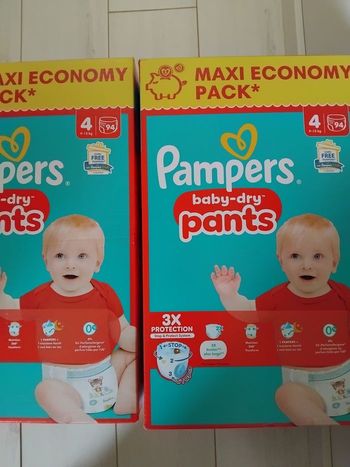 Couches pampers t 4