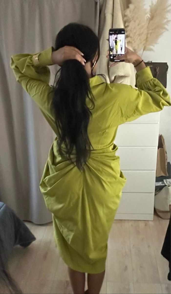 Robe style chemise avec fente NEUVE - photo numéro 3