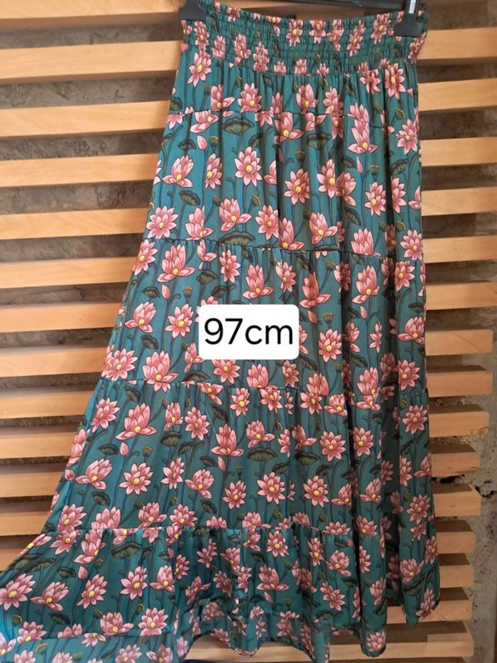 Md'M jupe longue été taille élastique T.38 neuve - photo numéro 8