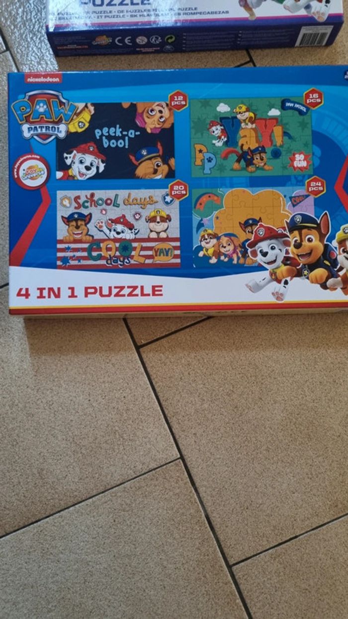 2 puzzles pat patrouille - photo numéro 2