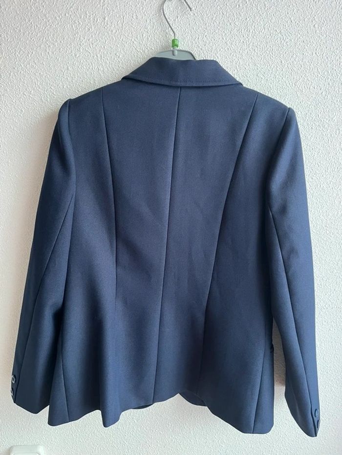 Chaqueta blazer azul marino - photo numéro 2
