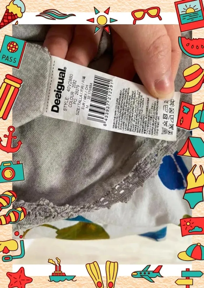 Robe grise Desigual manches courtes - photo numéro 10