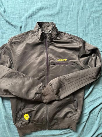 🖤 Veste Adidas Originals Vintage – Logo Trefoil Jaune