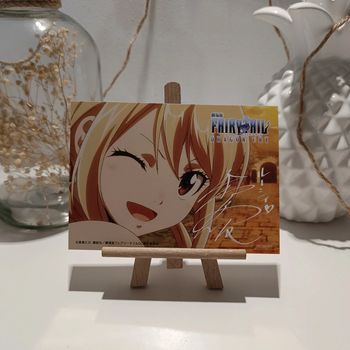 Manga Fairy tail dragon cry carte Dédicacé