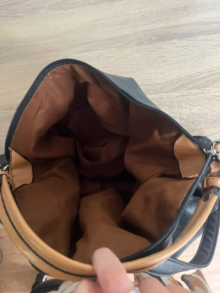 Sac à main noir David Jones - photo numéro 5