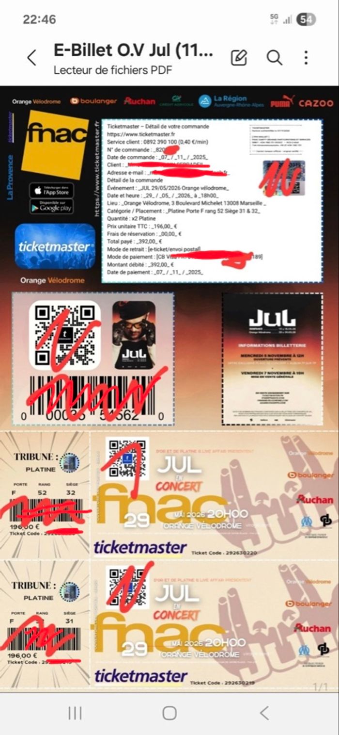 Place de concert jul 2026 - photo numéro 3