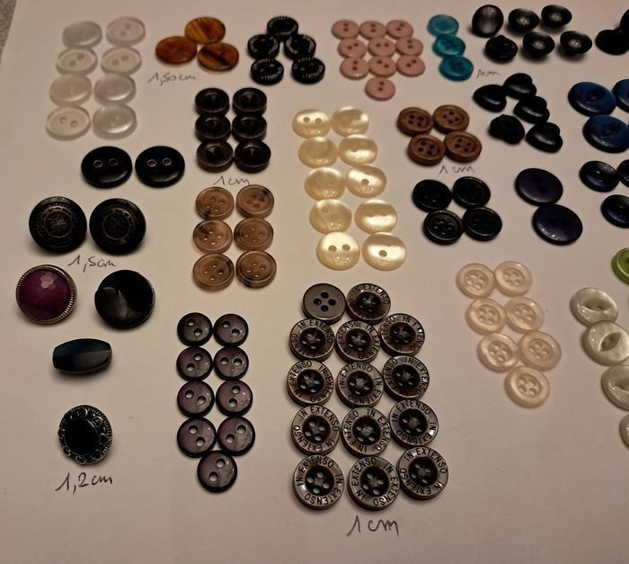 Lot de boutons de couture - photo numéro 2